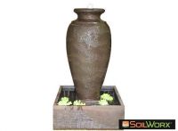 Amphora Solar Fountain - Grey